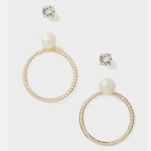 Kate Spade ear jacket stud set